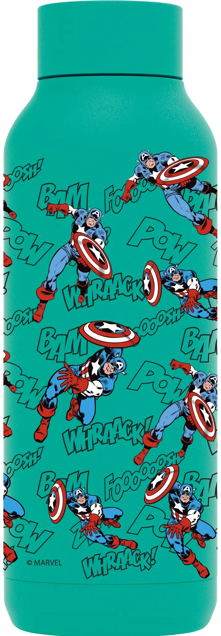 Nerezová termoláhev Solid, 510ml, Quokka, Captain America