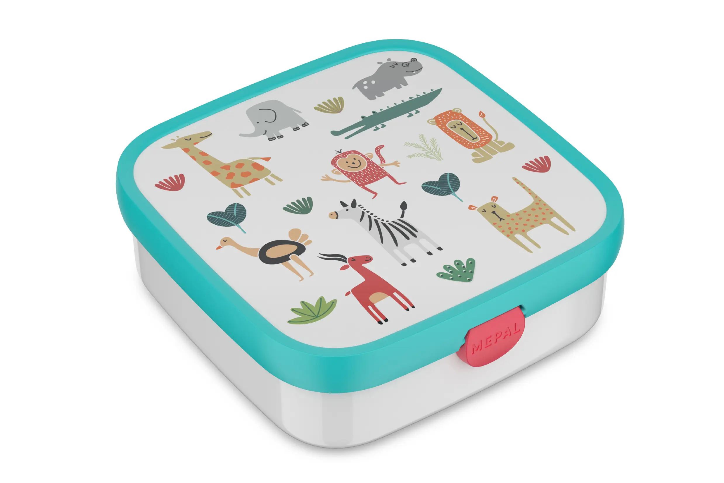 Dětský svačinový box Campus, 1,3l, Mepal, zvířátka