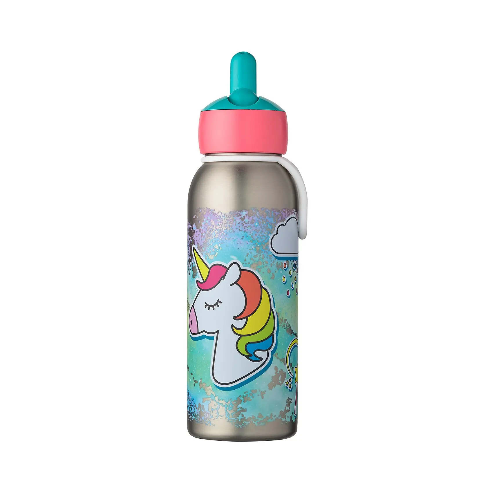 Dětská nerezová lahev, 350ml, Mepal, jednorožec
