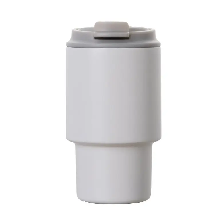 Nerezový termohrnek Nagano, 350ml, Vinga, bílý
