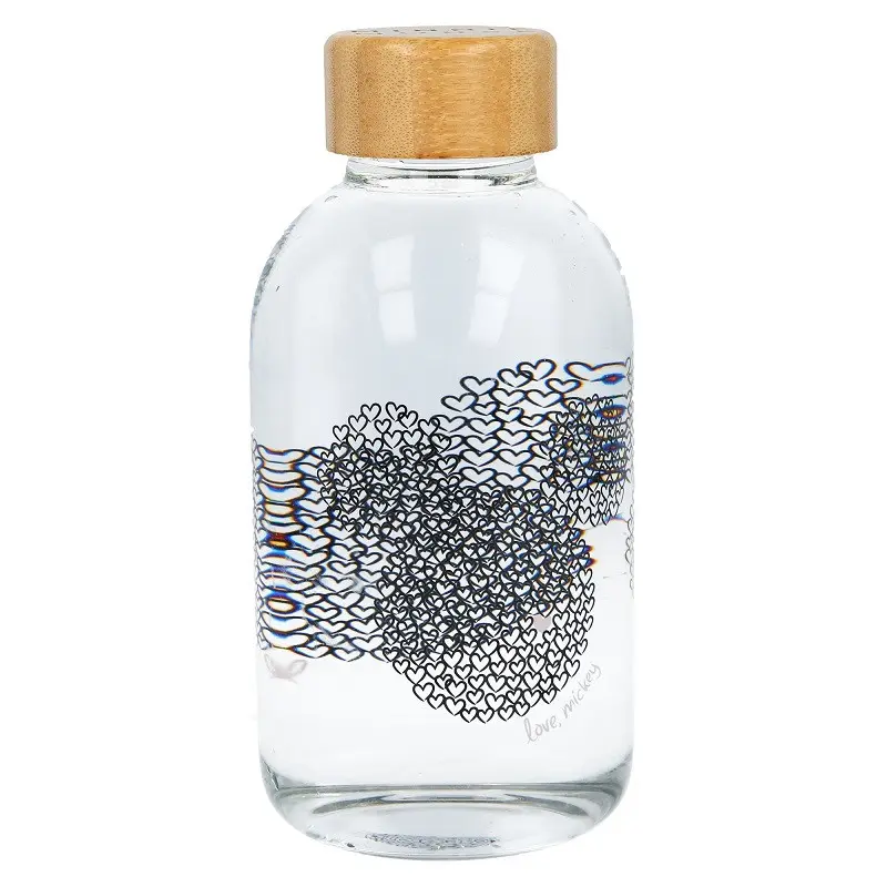 Skleněná lahev na vodu, 620ml, Stor, Mickey