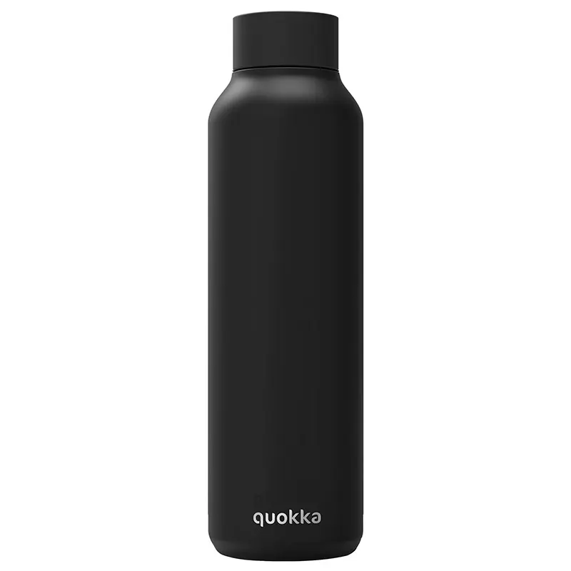 Nerezová termoláhev Solid, 630ml, Quokka, černá