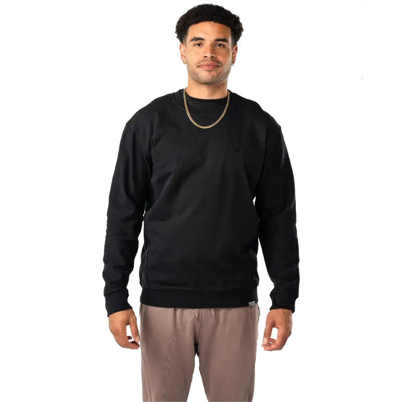 Mikina Autumn Crew Blk Sr
