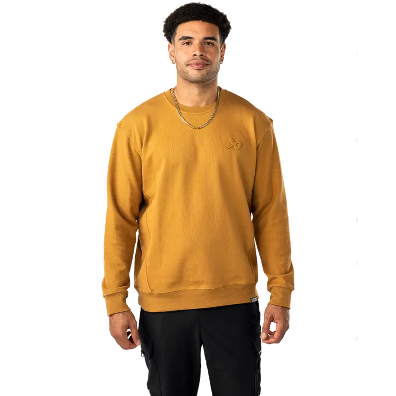 Mikina  Autumn Crew GldBrn Sr