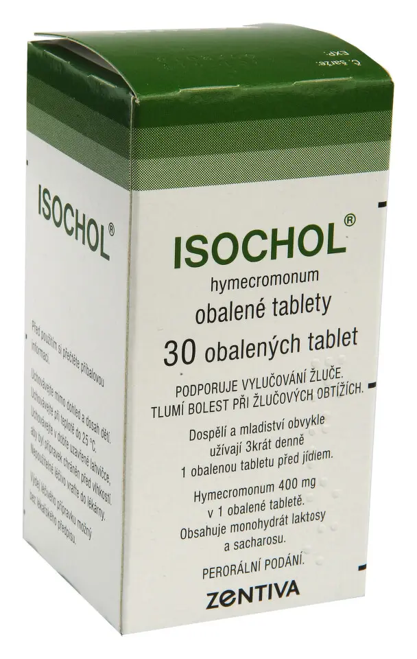 ISOCHOL 400MG TBL OBD 30