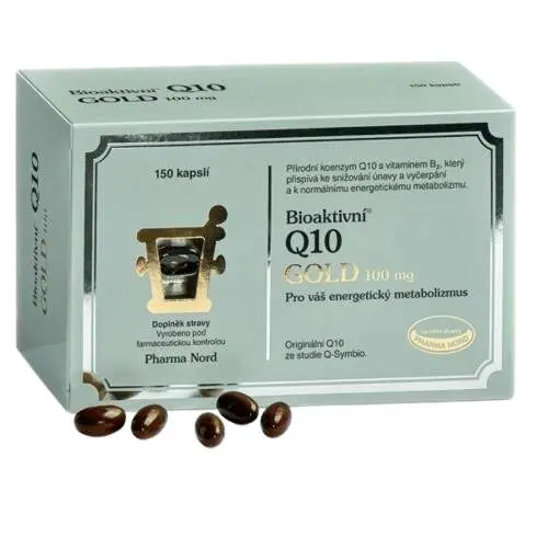 PHARMA NORD Bioaktivní Q10 gold 100 mg 150 kapslí