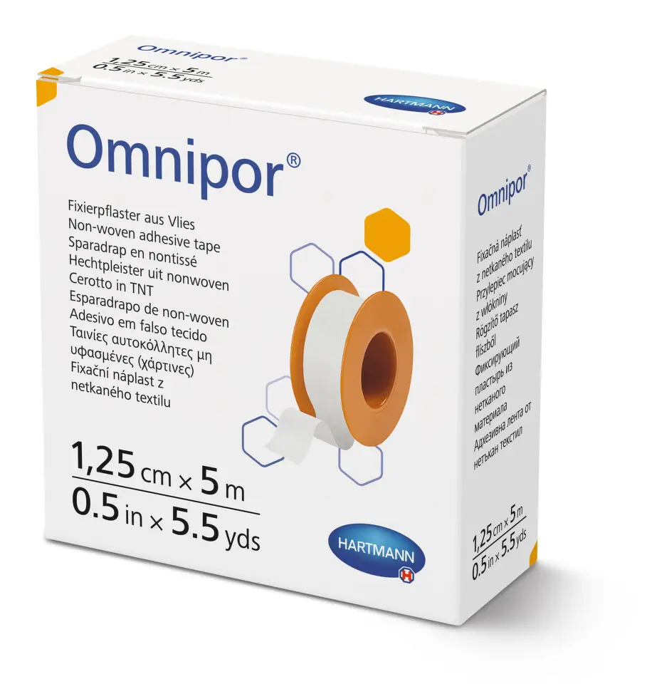 Náplast Omnipor netkaný textil 1.25cmx5m 1ks