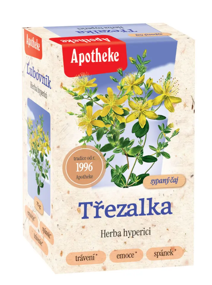 Apotheke Třezalka tečkovaná bylinný čaj sypaný 75g