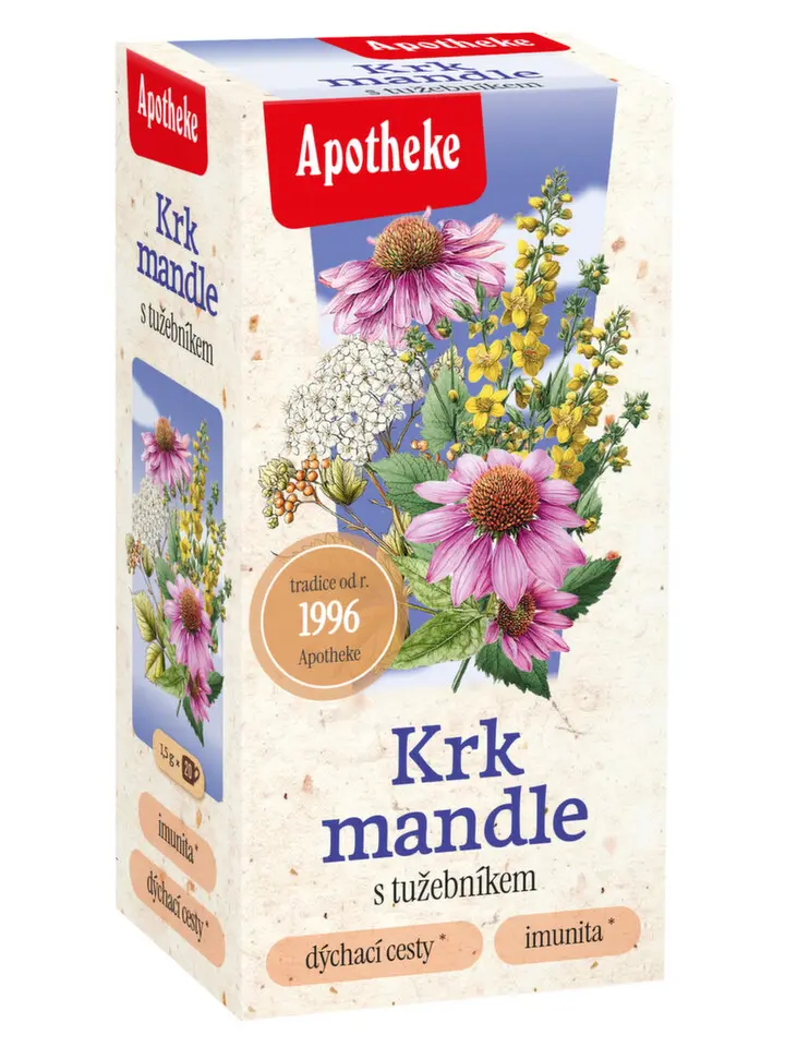 Apotheke Krk a mandle čaj 20x1.5g