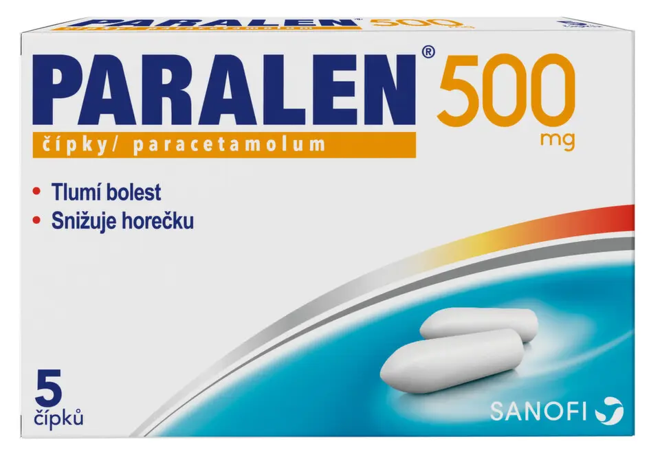PARALEN RCT 500MG SUP 5