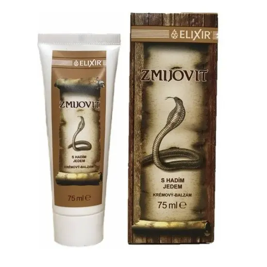 Elixir Zmijovit Krém balzám na tělo s hadím jedem 75 ml