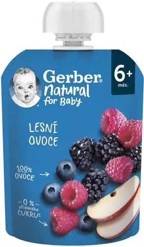 Gerber Natural Lesní ovoce kapsička 90g 6M+