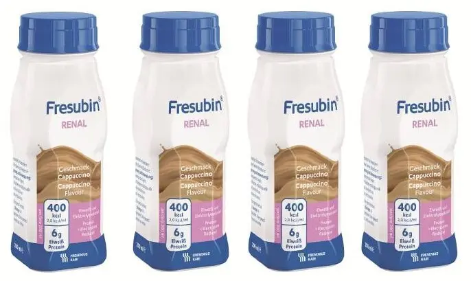 FRESUBIN RENAL PŘÍCHUŤ CAPPUCCINO POR SOL 4X200ML