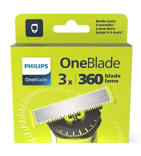 Philips OneBlade QP430/50 - Náhradní břity 360 3 ks 8710103997177