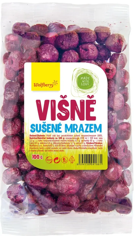Wolfberry Višně lyofilizované 100 g