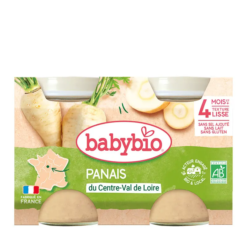 BABYBIO pastinák 4m+ 2x130g