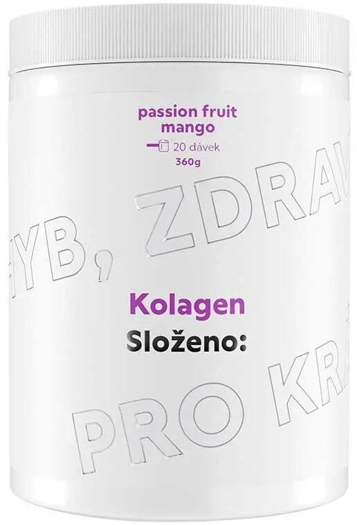 Složeno: Kolagen 360 g passion fruit mango