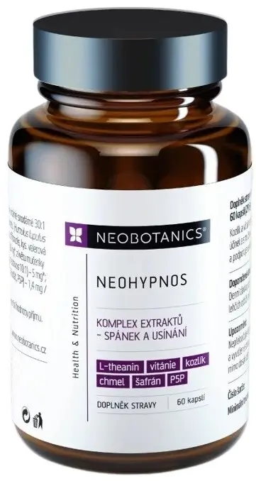 NeoHypnos bylinný komplex na spánek, 60 kapslí