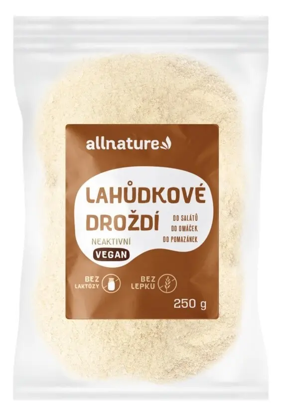 Allnature Lahůdkové droždí neaktivní 100 g