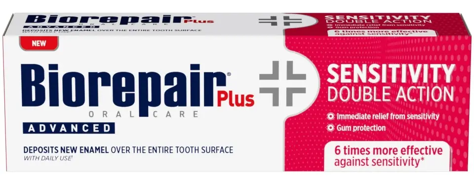 BioRepair Plus Sensitivity Double Action na citlivé zuby, 75ml