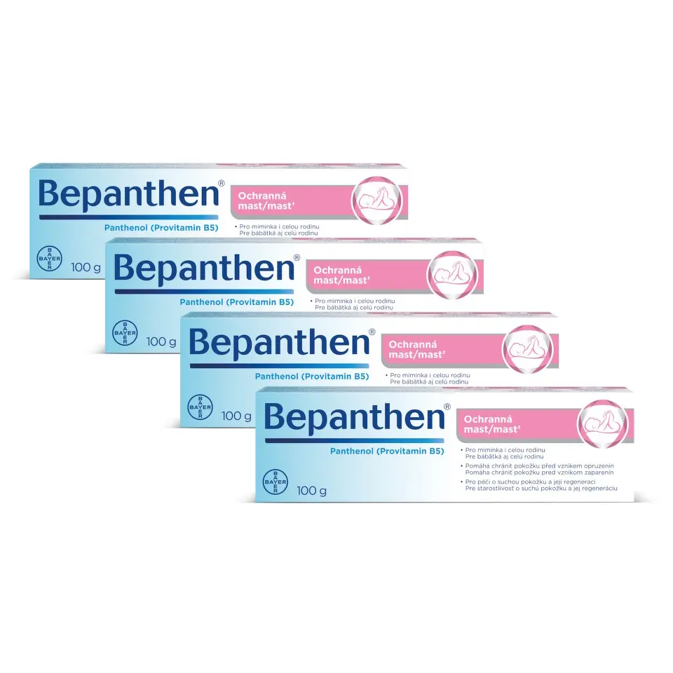 Bepanthen Ochranná mast 100g - balení 4 ks