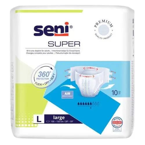 Seni Super inkon.plenkové kalhotky L 10ks