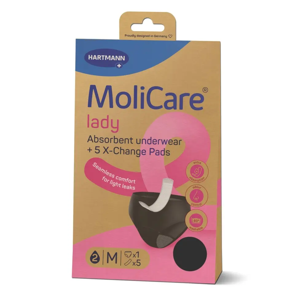 MoliCare lady absorpční prádlo M 1ks + vložky 5ks