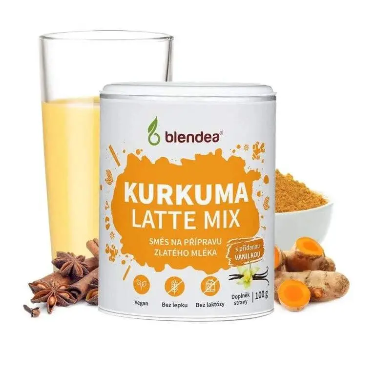 Blendea Kurkuma Latte Mix vanilka 100g