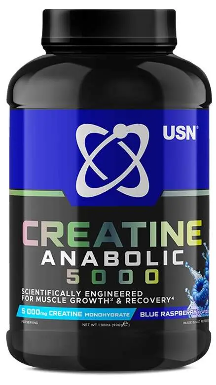 USN Creatine Anabolic 5000 900 g blue raspberry