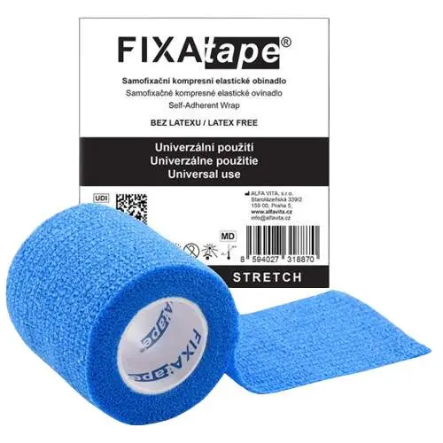 FIXAtape STRETCH samofix.obinadlo 5x450cm modré