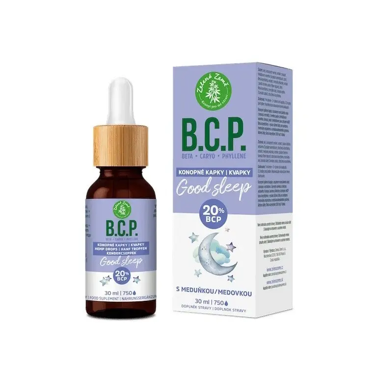 C.B.D. konopné kapky s 20% BCP Good sleep 30ml