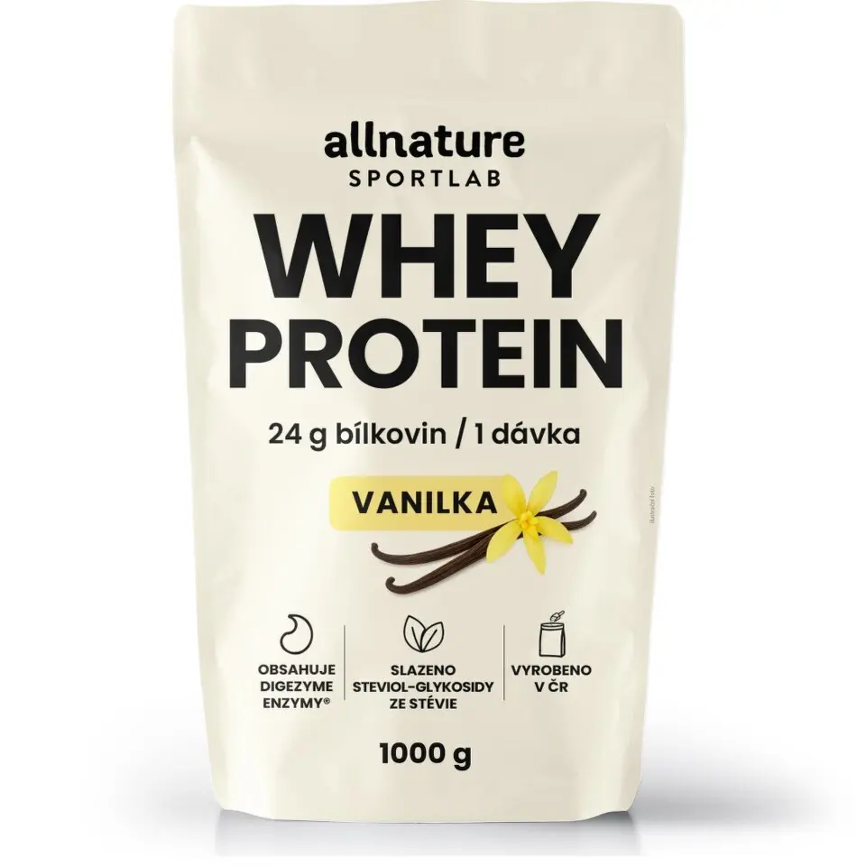 ALLNATURE Sportlab whey protein vanilka 1000 g