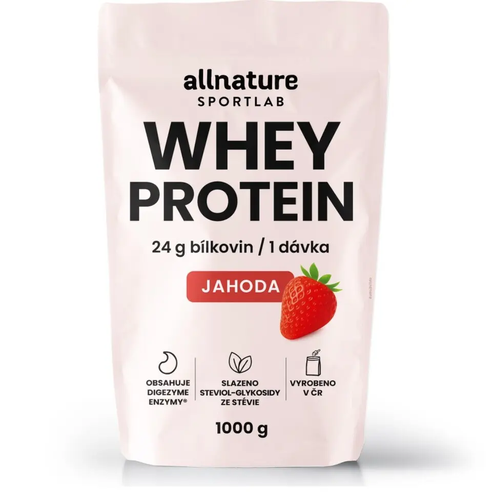 Allnature Sportlab WHEY Protein jahoda 1000g