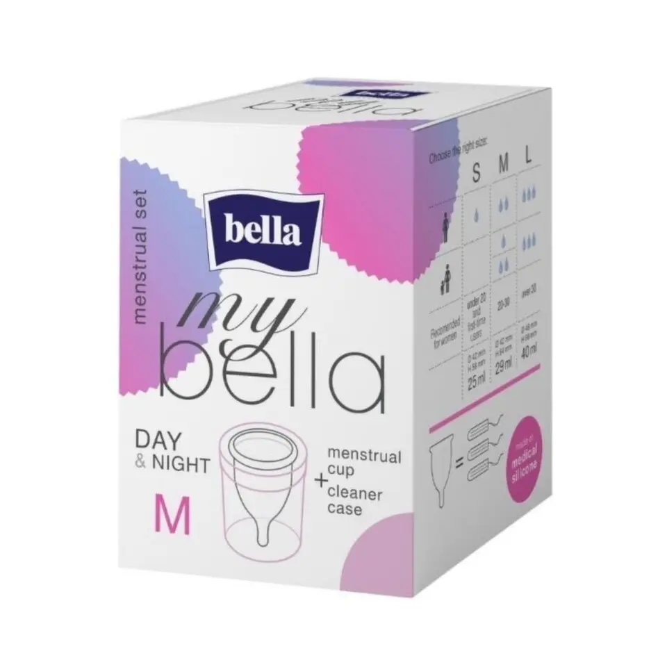 My Bella menstruační kalíšek+čisticí pouzdro vel.M