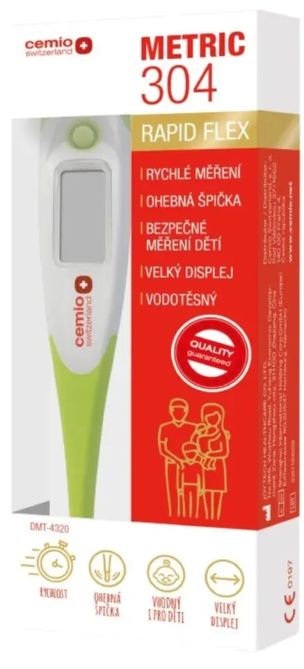 Cemio Metric 304 Rapid Flex Teploměr digitální