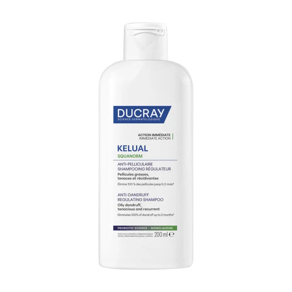 DUCRAY Kelual Squanorm Šampon mastné lupy 200 ml