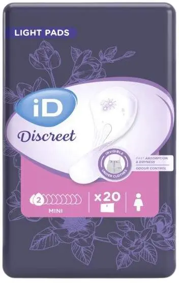 iD Discreet Light Pads Mini 20ks