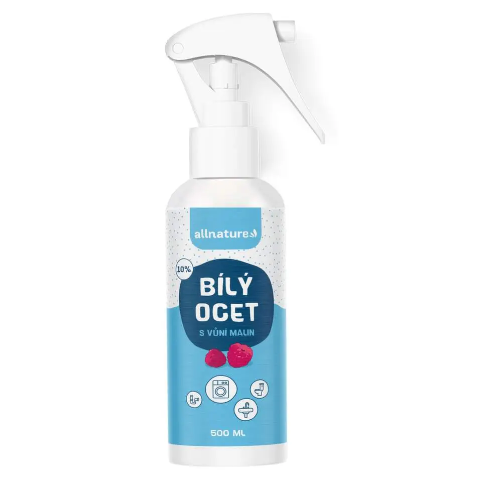 ALLNATURE Bílý ocet sprej 10 % s vůní malin 500 ml