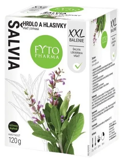 Šalvěj Hrdlo a hlasivky nať sypaná 120g Fytopharma
