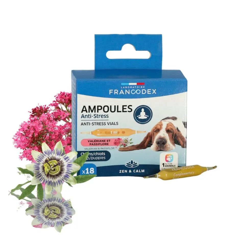 Francodex Anti-stress ampulky pes, štěně 18x1ml