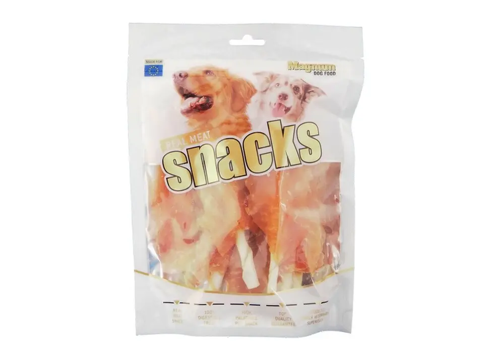 Magnum Chicken breast on Rawhide stick 250g