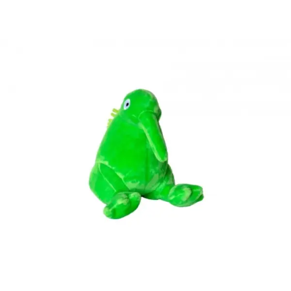 Hračka pes PLUSH plyš,pískací,zelená 16cm Kiwi