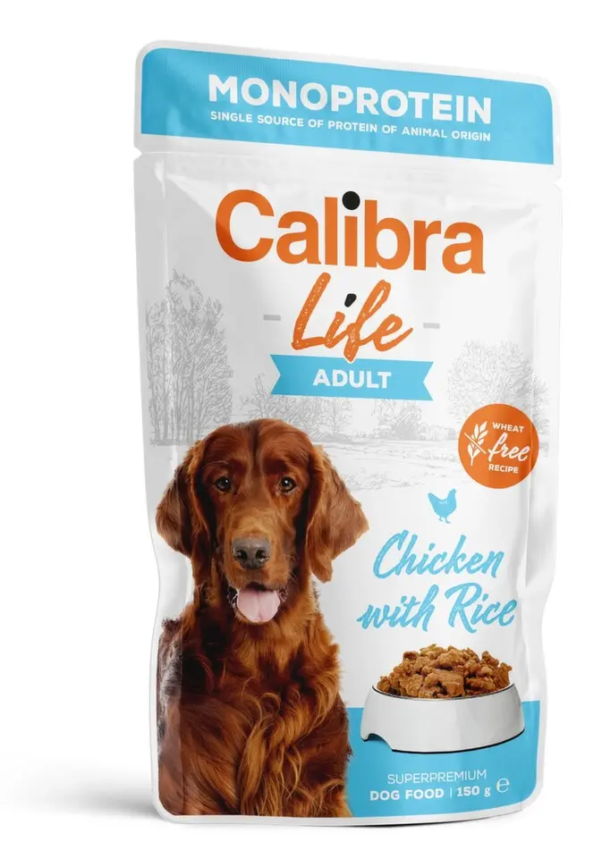 Calibra Dog Life kapsa Adult Chicken 150 g