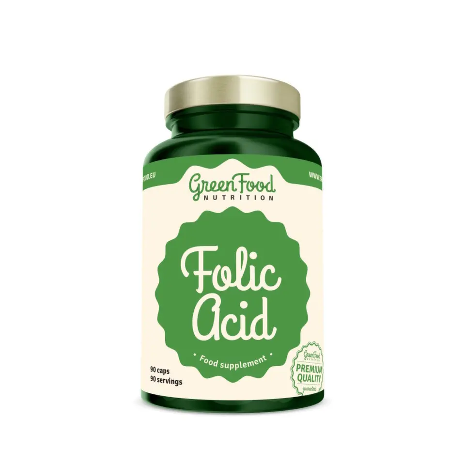 GreenFood Folic Acid 90 kapslí