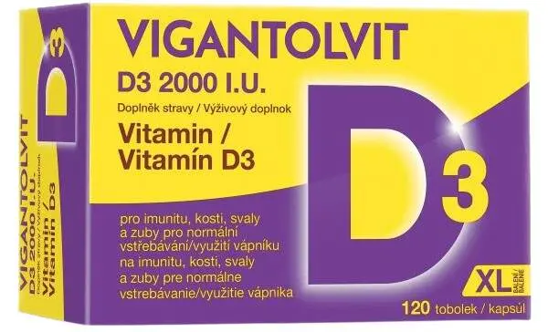 Vigantolvit Vitamin D3 2000 I.U. tob120