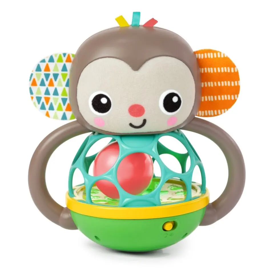 OBALL Hračka multisenzorická Grab & Giggle Monkey? 6m+