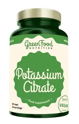 GreenFood Potassium Citrate - draslík 90 kapslí