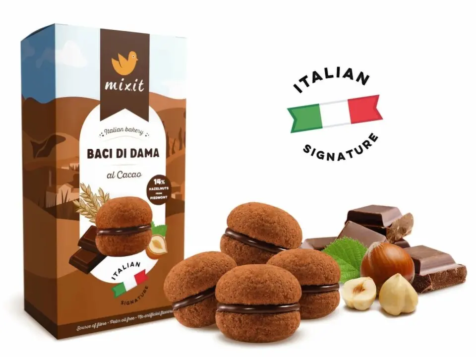 Mixit Italian bakery Baci di Dama al Cacao 170g