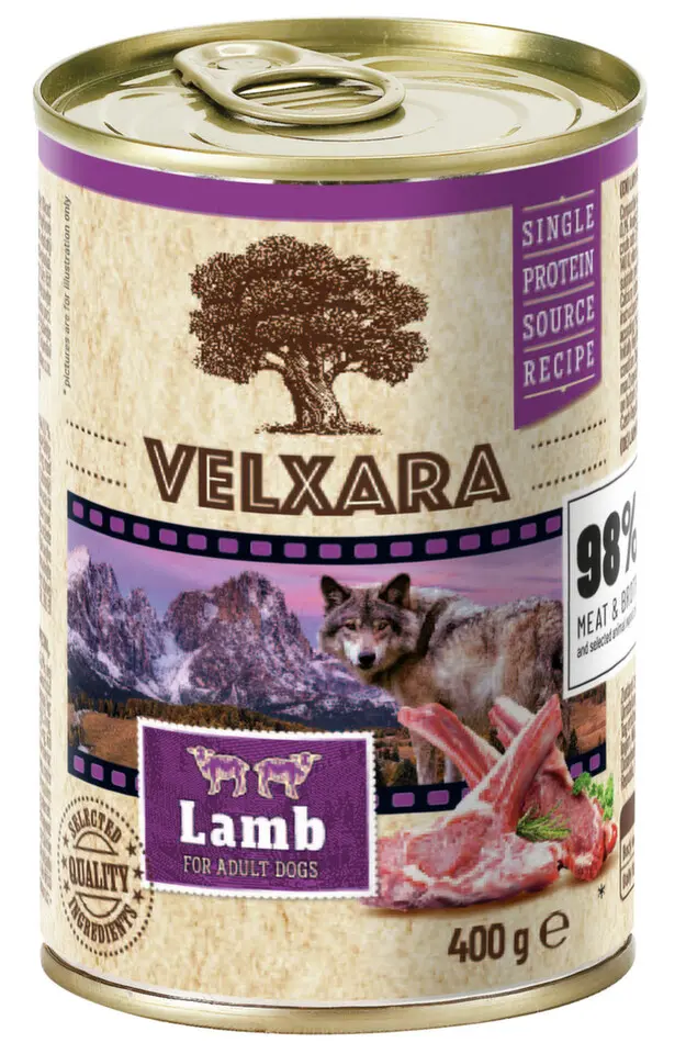 Velxara Paté Dog Adult Lamb 400g