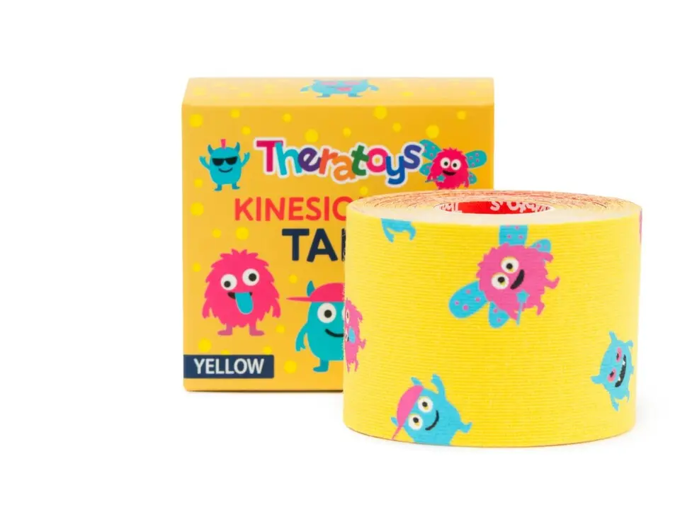 Theratoys Kids Kinesiology Tape, tejpovací páska pro děti, 5 cm × 5 m